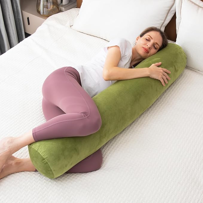 1 MIDDLE ONE Bolster Pillow for Bed, Long Round Body Pillow for Adults - Image 6
