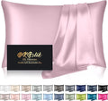 Silk Pillowcase for Hair and Skin, Mulberry Silk Pillow Cases King Size by HOME