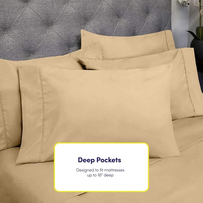 Cal King Size Bed Sheets - Image 5