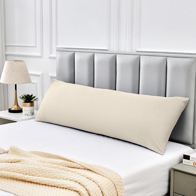 Warmstar Cotton Body Pillow Cover 1 Pack, 600 Thread Count Body Pillow case - Image 2