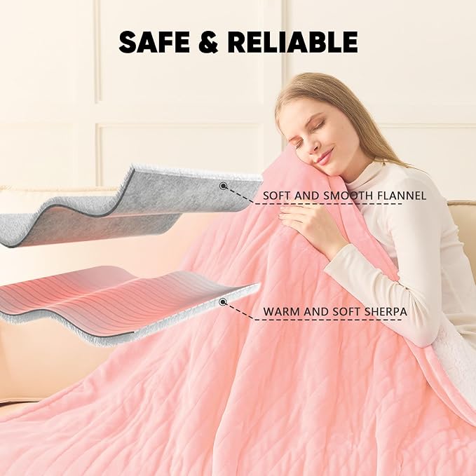 greenoak Heated Blanket Electric Full 72"X84", Heating Blanket - Image 7