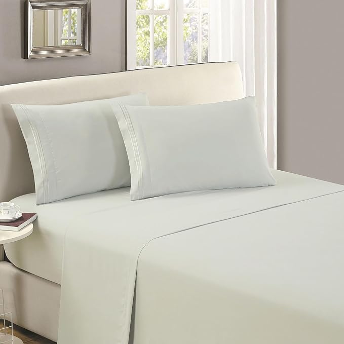 Mellanni Queen Size Flat Sheet by Mellanni