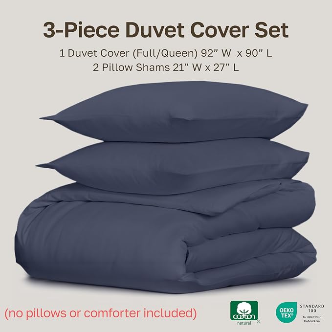 California Design Den 3 Pc Full/Queen Duvet Cover Set - Image 5