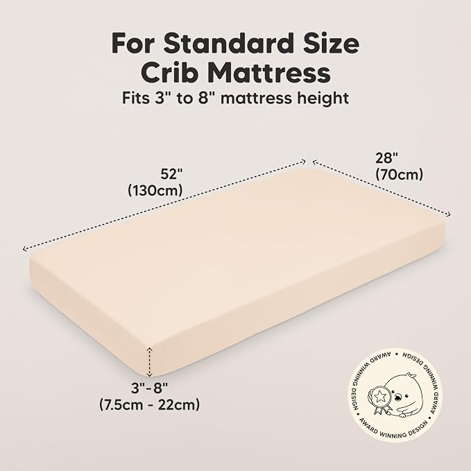 KeaBabies 2-Pack Organic Crib Sheets - Image 2