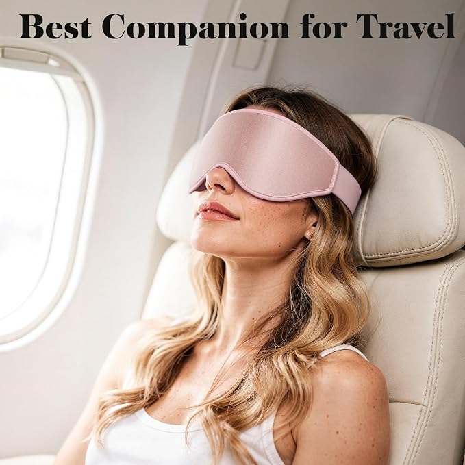 Fygrip 3D Eye Mask Sleep Mask for Men & Women, 100% Pressure-Free & Light - Image 7