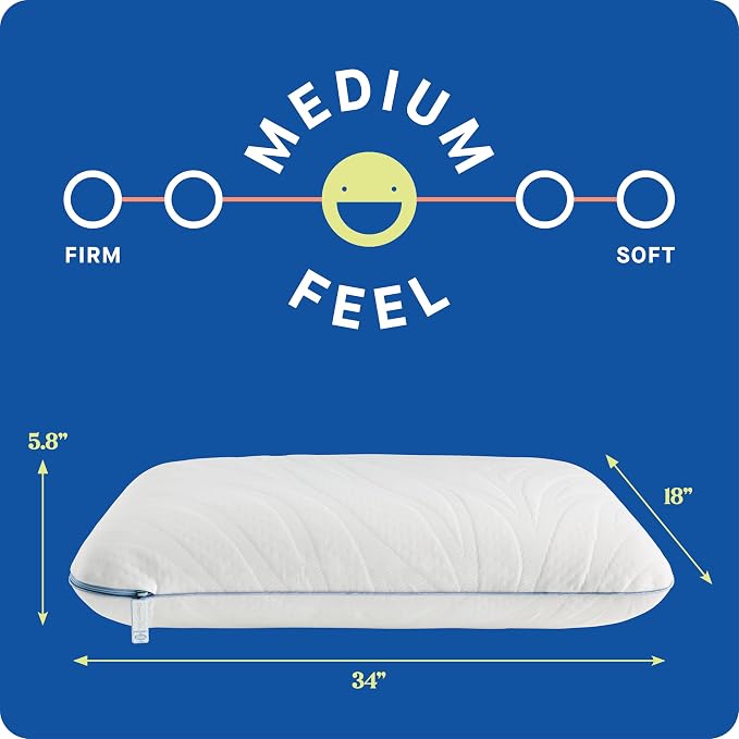 Sealy Dreamlife King Size Memory Foam Cooling Pillow - Image 2