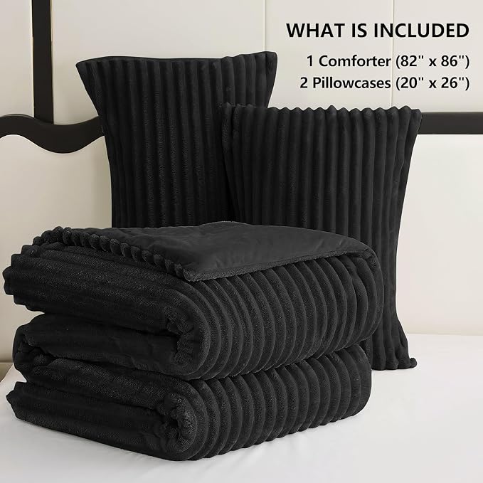 CozyLux Fluffy Full Size Comforter Sets - Image 6