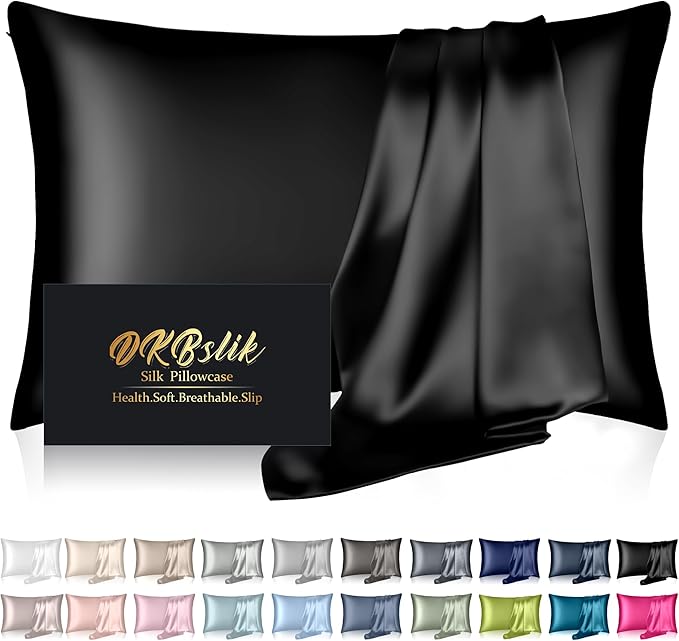 Mulberry Silk Pillow Cases Queen Size, Silk Pillowcase by HOME