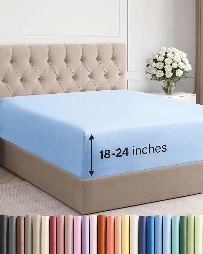 Extra Deep King Fitted Sheet by CGKUnlimited