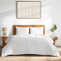 DAPU 100% Linen Duvet Cover Twin 2PCs, Pure Natural French Flax Linen Duvet by DAPU