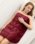 Cottonblue Weighted Lap Blanket Pad 7 lbs 29" x 24", Cozy Luxury Crystal Velvet by Cottonblue