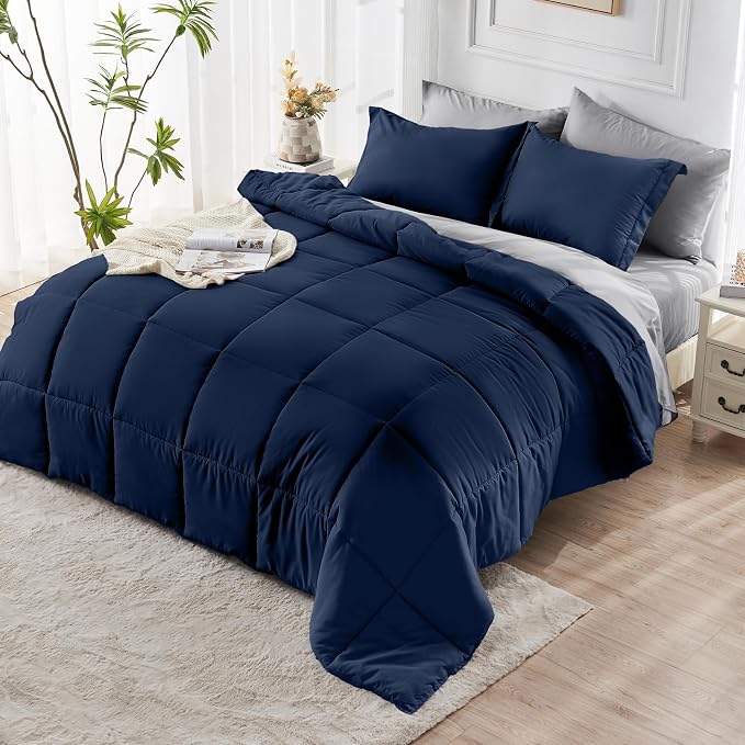 JOLLYVOGUE King Comforter Set, Ultra-Soft Bed in a Bag King Size 7 Pieces - Image 8