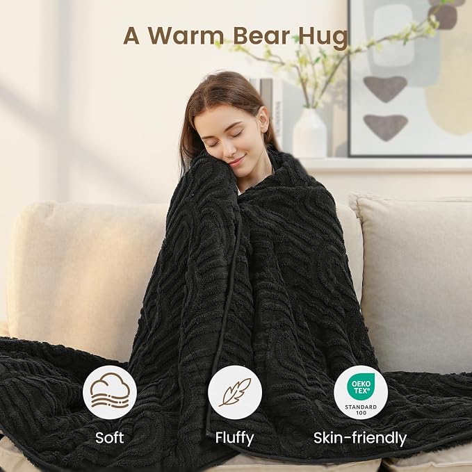 Sherpa Fleece Adult Weighted Blanket Great - Image 4