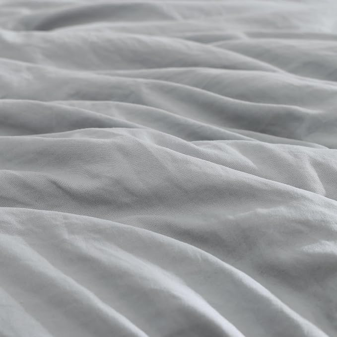 WRENSONGE Light Grey King Comforter Set, 7 Pieces Soft Microfiber King Size - Image 5