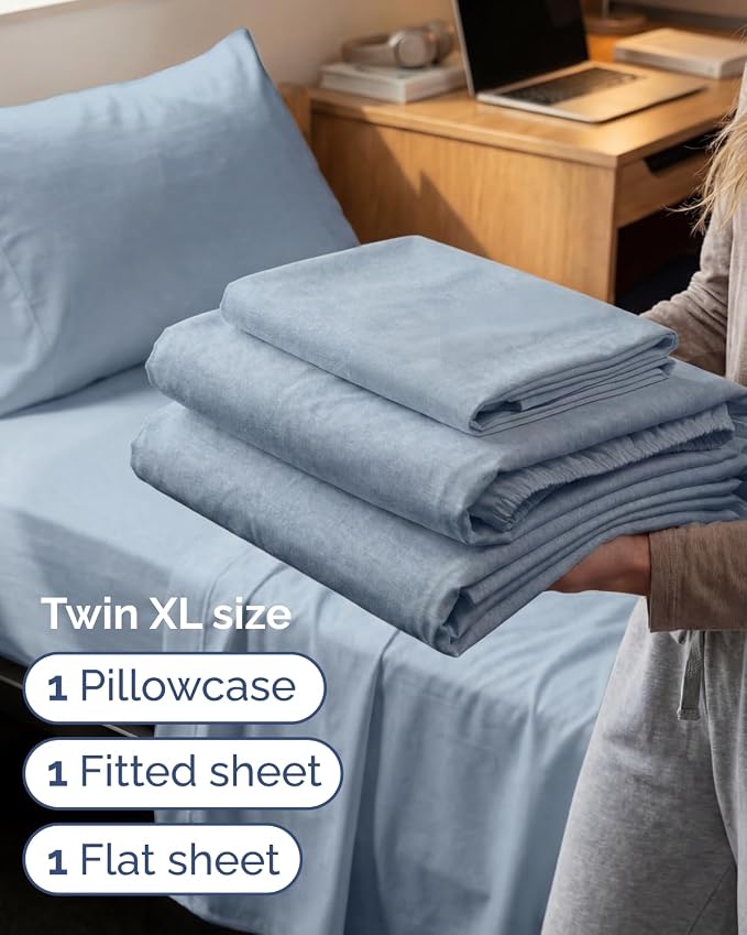 Twin XL Size 3 Piece Sheet Set - Image 3