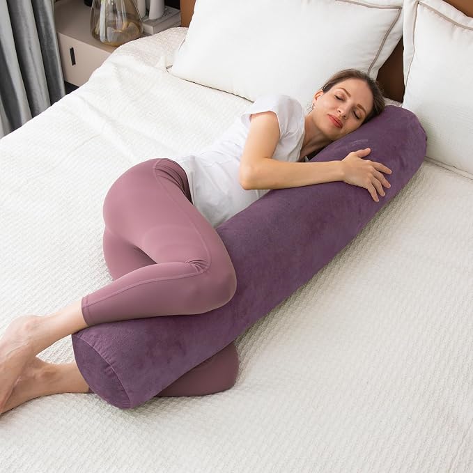 1 MIDDLE ONE Bolster Pillow for Bed, Long Round Body Pillow for Adults - Image 6