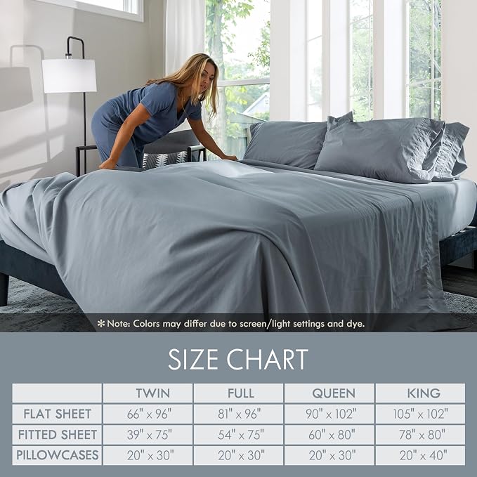 ClevaHome Twin Size Sheet Set - Image 6
