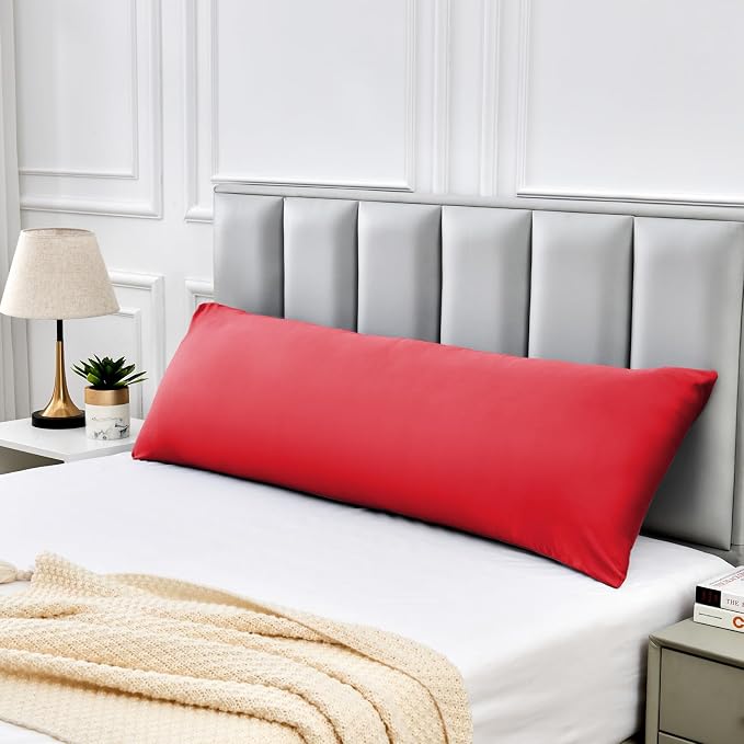 Warmstar Cotton Body Pillow Cover 1 Pack, 600 Thread Count Body Pillow case - Image 2