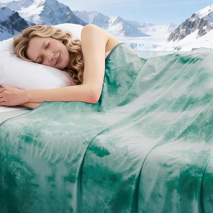 Cooling Blanket Throw Size, Cold Blanket by Qieryun