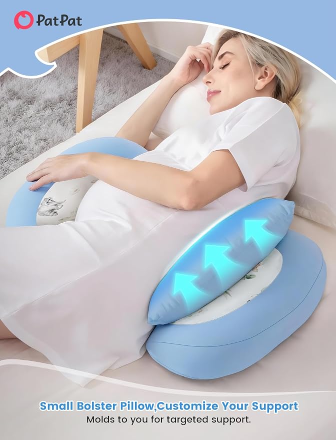 PATPAT Pregnancy Pillow for Sleeping, Maternity Pillow - Image 3