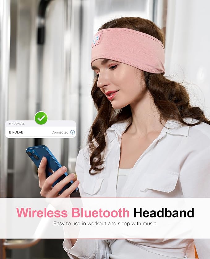 Perytong Sleep Headphones Wireless, Air Travel, Meditation - Image 7