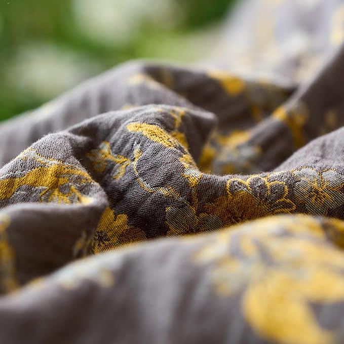 mixinni Vintage Floral Duvet Cover Queen Set - Image 7