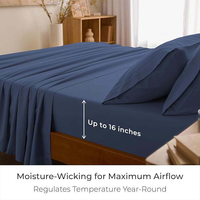 Mellanni California King Sheets Set - Image 4