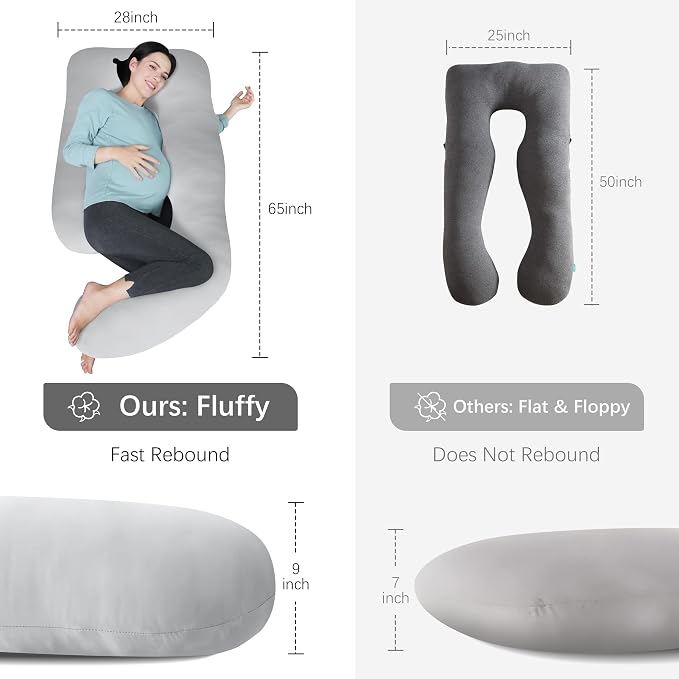 MOON PARK Pregnancy Pillows for Sleeping - Image 7