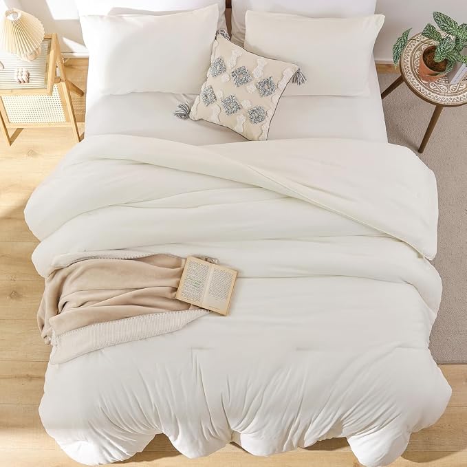 ROSGONIA Oversized King Comforter 128x120 - Image 7