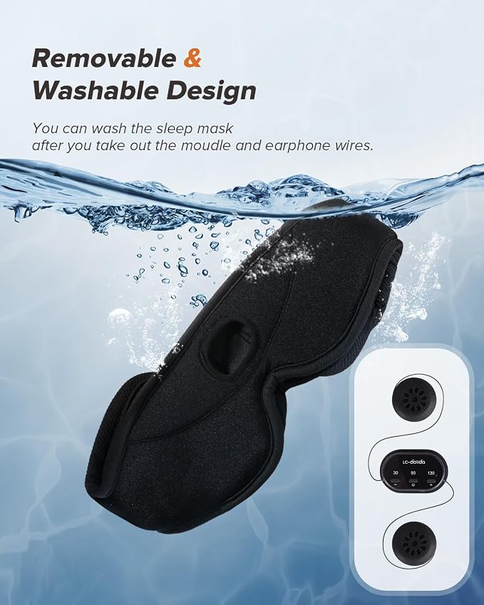 LC-dolida Sleep Headphones, Sleep Mask - Image 7
