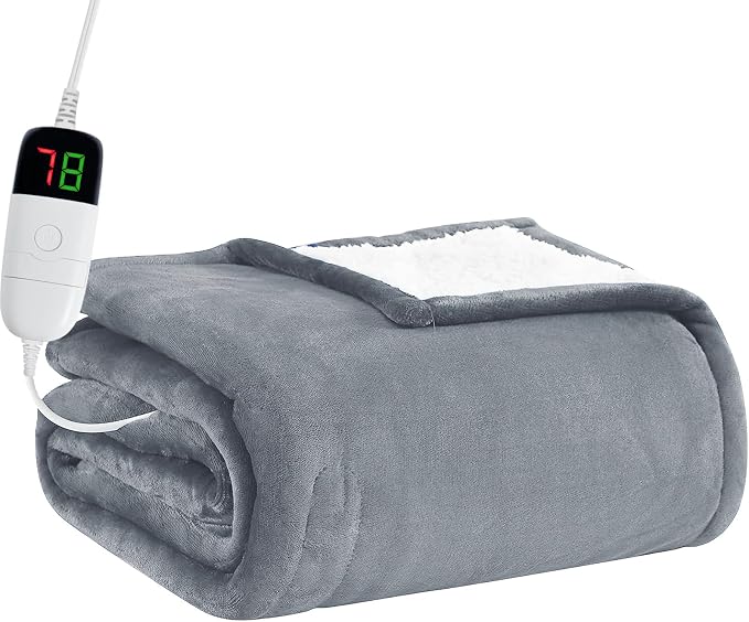 BOMOVA Heated Electric Blanket Twin by BOMOVA