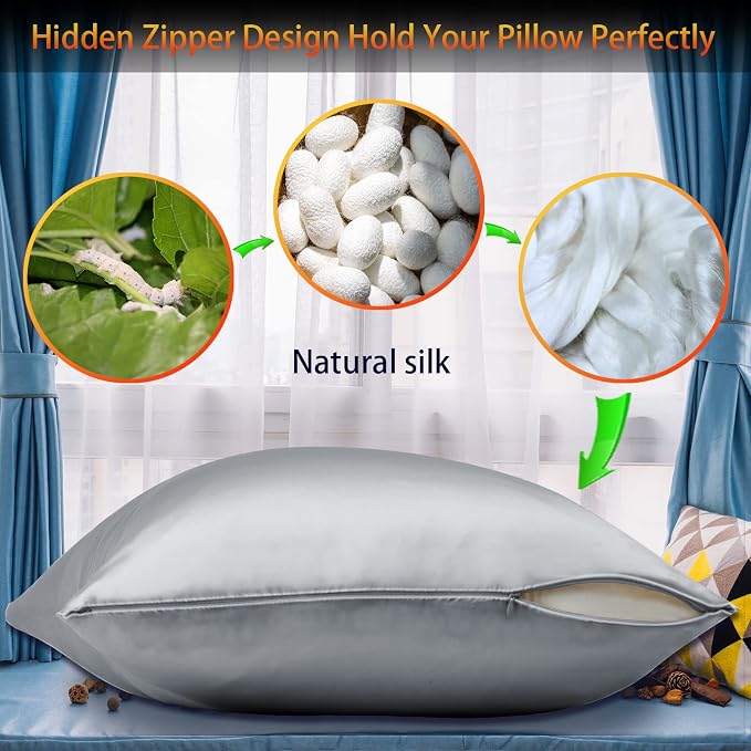 Mulberry Silk Pillowcase 2 Pack - Image 5