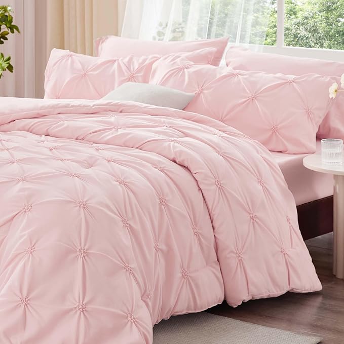 BEDELITE Baby Pink Comforter Set Full - Image 2