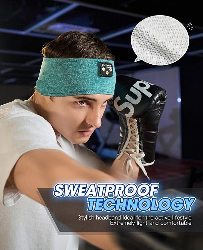 Perytong Sleep Headphones Wireless, Air Travel, Meditation - Image 2