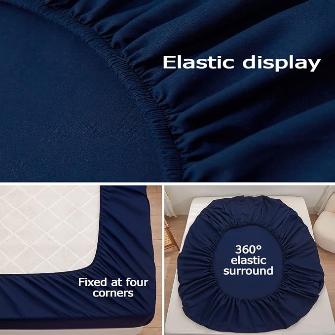 Bedding TwinXL Size Fitted Sheet Only - Image 4