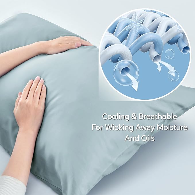 BEDELITE Body Pillow Cover, Rayon Made from Bamboo, Cooling Body Pillow Case - Image 4
