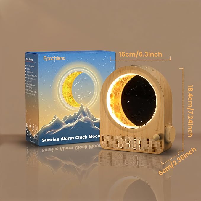 Sunrise Alarm Clock, Dual Alarms, 30/60/90min Timer, Easy Snooze - Image 8