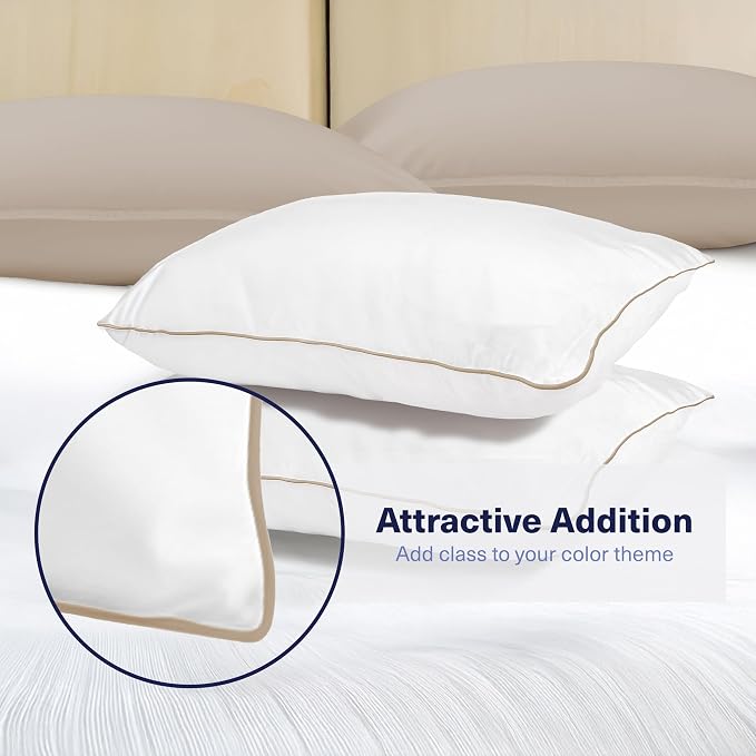 Kickoff Viscose Bamboo Pillowcase, 100% Organic Hidden Zippered Viscose Bamboo - Image 3