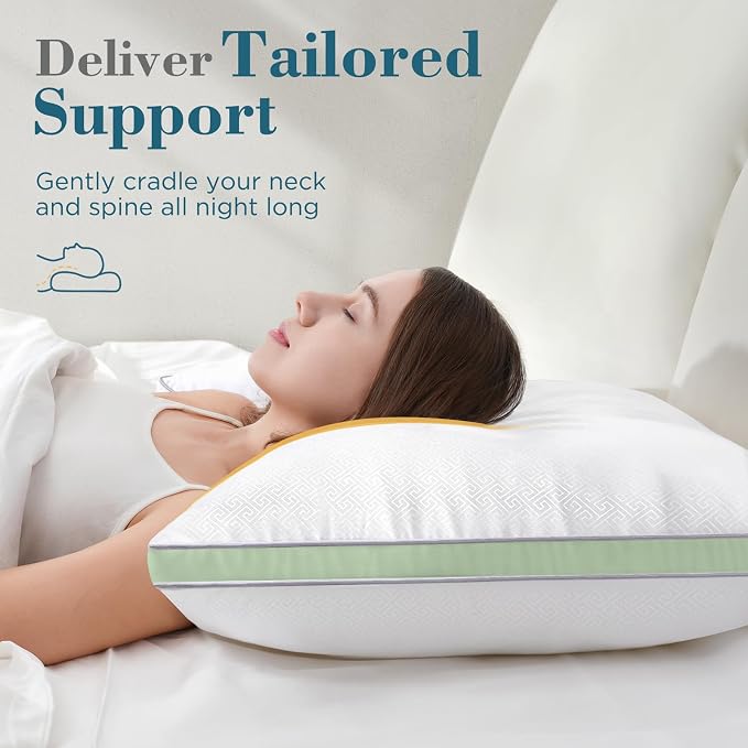 viewstar Bed Pillows Queen Sizes Set of 2, Hotel Quality Cooling Down - Image 3