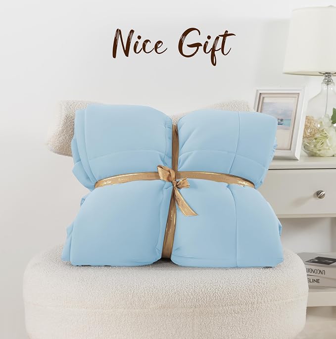 MASVIS Cooling Blankets for Hot Sleepers, Luxury Lightweight Cozy Soft Throw - Image 9