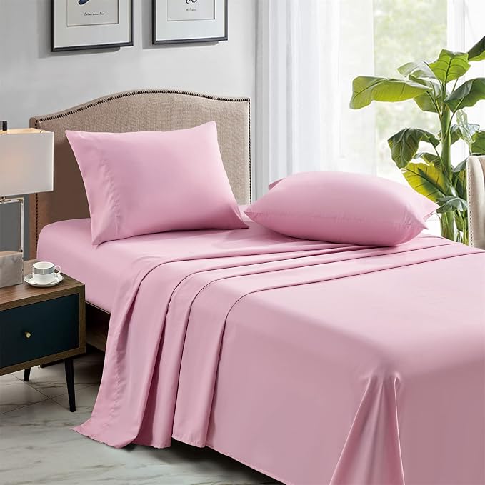 FreshCulture Full Flat Sheets Only, Soft Microfiber Bedding Sheets - Image 3