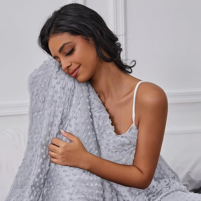 Weighted Blanket for Adults, Comfortable and Soft Throw Weighted Blanket - Image 5