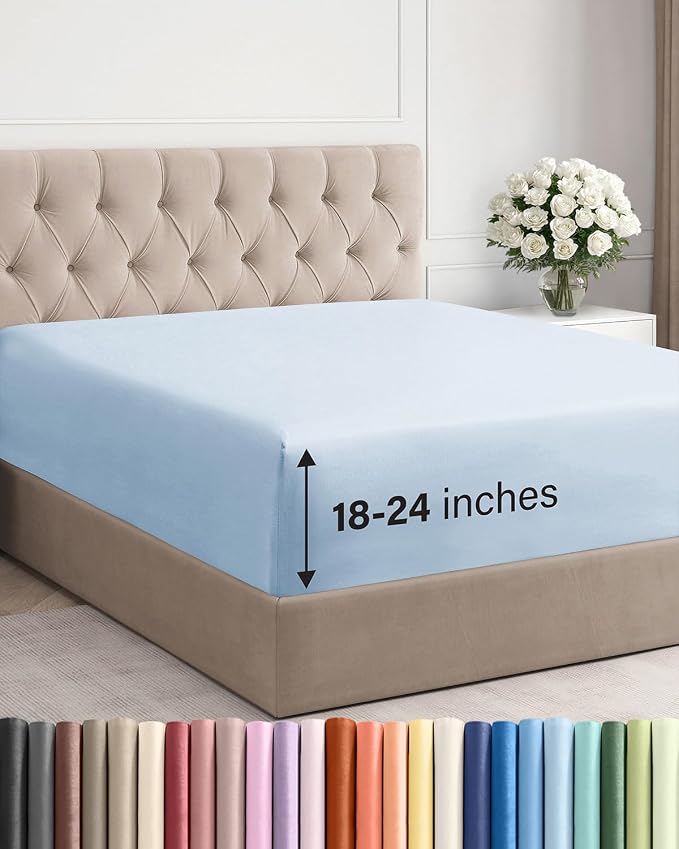 Extra Deep Queen Fitted Sheet by CGKUnlimited