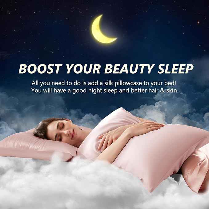 Silk Pillow Cases King Size 100% Mulberry Silk Pillowcase - Image 3