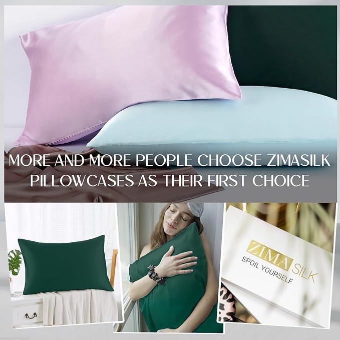 ZIMASILK 100% Pure Mulberry Silk Pillowcase - Image 6