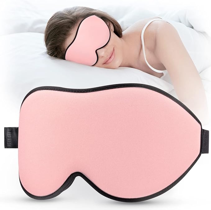 LitBear Sleep Masks for Women, Comfortable Night Sleeping Mask, Soft Contoured by LitBear