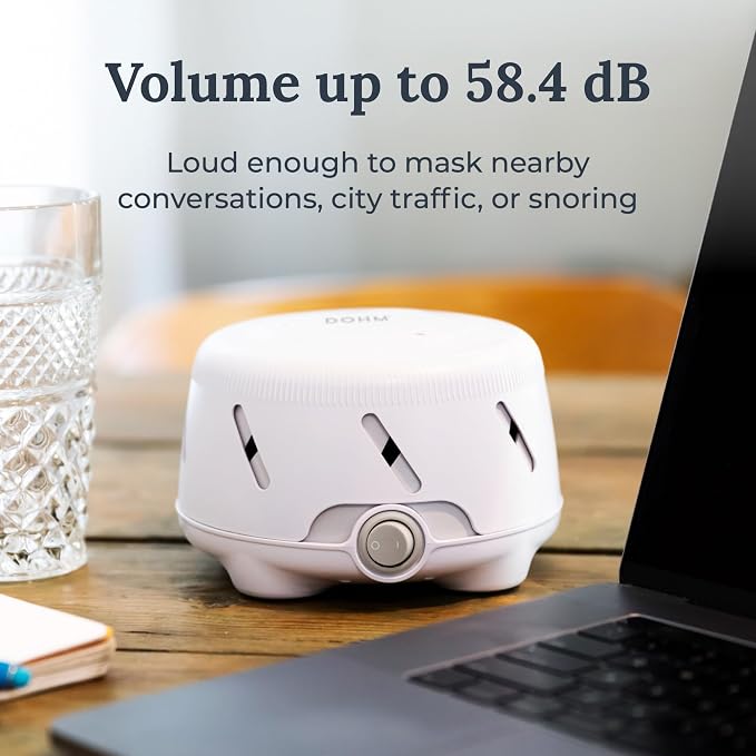 Yogasleep Dohm Uno 2 Pack White Noise Sound Machine, Real Fan Inside - Image 4