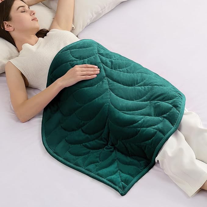 Kaisa Weighted Lap Blanket 5 lbs 23" x 29", Cozy Luxury Crystal Velvet Small by Kaisa