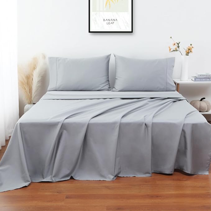 Flat Sheet Only Queen Size, 400 TC 100% Egyptian Cotton Flat Sheet - Image 5