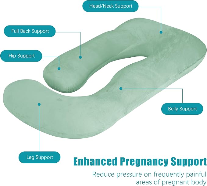 Cute Castle Pregnancy Pillows, Soft U-Shape Maternity Pillow - Image 4